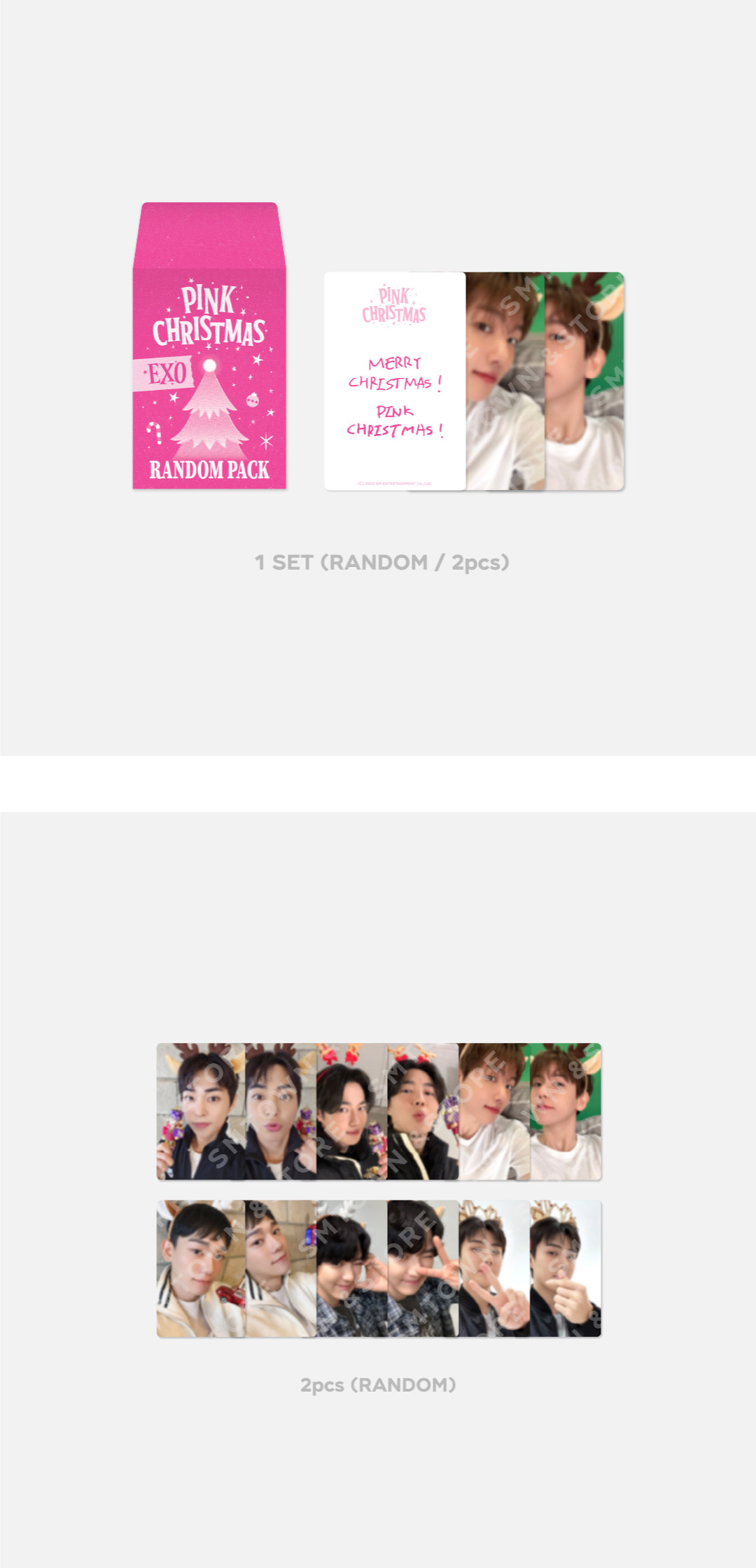 EXO 2023 PINK CHRISTMAS RANDOM PACK